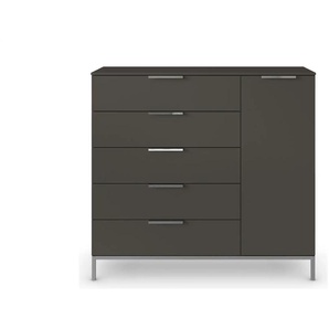 Sideboard  Frome ¦ schwarz ¦ Maße (cm): B: 120 H: 111
