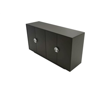 Sideboard  Lotta ¦ schwarz ¦ Maße (cm): B: 139 H: 75