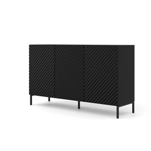 Sideboard   ¦ schwarz ¦ Maße (cm): B: 150 H: 87