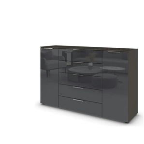 Sideboard  Frome ¦ schwarz ¦ Maße (cm): B: 160 H: 100