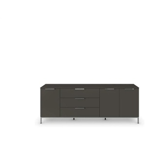 Sideboard  Frome ¦ schwarz ¦ Maße (cm): B: 199 H: 72