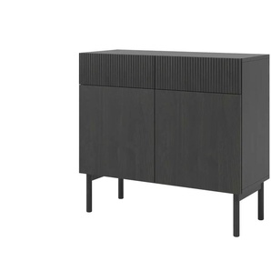 Selsey Sideboard - schwarz - Materialmix - 100 cm - 90,6 cm - cm 38,0 | Möbel Kraft