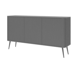 Selsey Sideboard - schwarz - Materialmix - 163,2 cm - 83,8 cm | Möbel Kraft