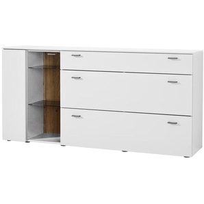 Sideboard Serena, weiß/Risseiche, inkl. Soft Close