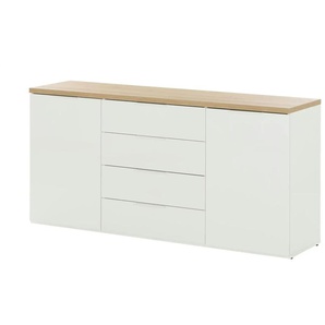 Sideboard Siena - weiß - Materialmix - 170,9 cm - 82,6 cm - cm 44,4 | Möbel Kraft