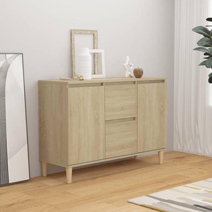 Sideboard Sonoma-Eiche 103,5x35x70 cm Holzwerkstoff