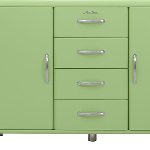 Sideboard TENZO Malibu Sideboards Gr. B/H: 146 cm x 92 cm, grün (spring green) Sideboards mit dem Malibu Logo auf der mittleren Schubladenfront, Breite 146 cm