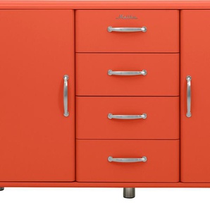 Sideboard TENZO Malibu Sideboards Gr. B/H: 146 cm x 92 cm, rot (red sand) Sideboards