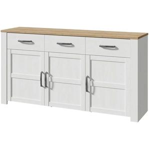 Sideboard Toneo ¦ weiß ¦ Maße (cm): B: 166 H: 87 T: 42.0