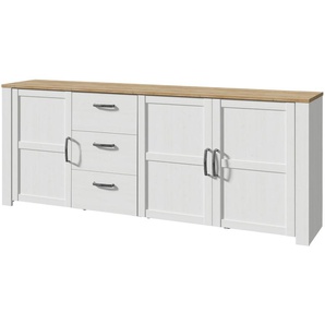 Sideboard  Toneo ¦ weiß ¦ Maße (cm): B: 220 H: 87 T: 42.0
