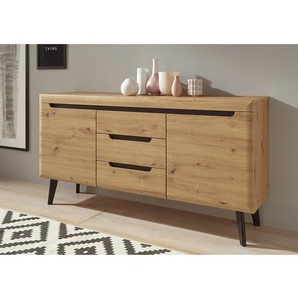 Sideboard 160 x 83 x 40cm Braun