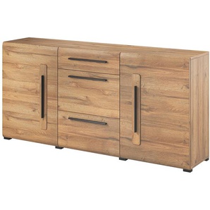Sideboard Tyfta I 180 x 86 x 39cm Braun/Eiche Grandson Dekor
