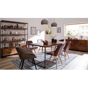 Sideboard Typ A 145cm Braun/Akazie Braun