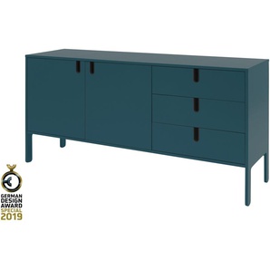 Sideboard  Uno - blau - Materialmix - 171 cm - 86 cm - 46 cm | Möbel Kraft