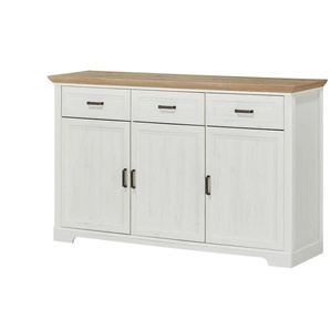 Sideboard  Varese ¦ weiß ¦ Maße (cm): B: 166 H: 102 T: 48.0
