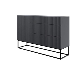 Selsey Sideboard Veldio ¦ schwarz ¦ Maße (cm): B: 140 H: 90