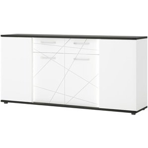 Sideboard  Venedig ¦ weiß ¦ Maße (cm): B: 182 H: 87 T: 40.0
