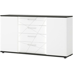 Sideboard  Venedig ¦ weiß ¦ Maße (cm): B: 161 H: 87 T: 40.0