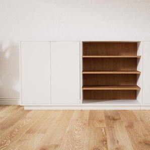 Sideboard Weiß - Designer-Sideboard: Türen in Weiß - Hochwertige Materialien - 190 x 85 x 34 cm, Individuell konfigurierbar