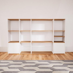Sideboard Weiß - Designer-Sideboard: Türen in Weiß - Hochwertige Materialien - 192 x 118 x 34 cm, Individuell konfigurierbar