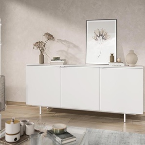 Sideboard - Weiß - Holz -