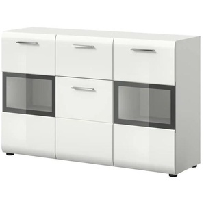 Sideboard   ¦ weiß ¦ Maße (cm): B: 125 H: 81