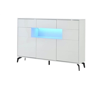 Sideboard   ¦ weiß ¦ Maße (cm): B: 140 H: 94