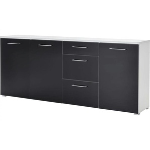 Sideboard   ¦ weiß ¦ Maße (cm): B: 194 H: 82