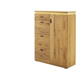 Sideboard  Woodland ¦ holzfarben ¦ Maße (cm): B: 100 H: 128 T: 38.0