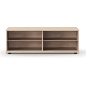 Sideboardelemente Edit Q Piure Eiche braun, Designer Studio Piure, 37.5x120x48 cm