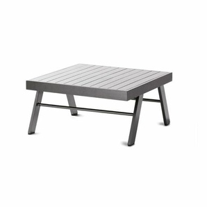 Sieger Auckland Loungetisch/Hocker/Eckteil - Gestell Alu eisengrau | Polster Sunproof® grau 428/G-G