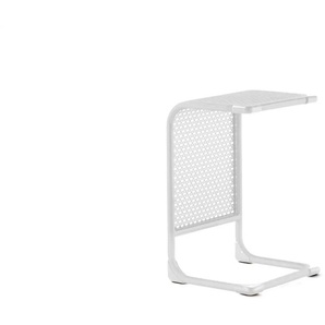 Sieger Beistelltisch - weiß - Materialmix - 35 cm - 60 cm | Möbel Kraft