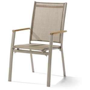 Sieger Cadiz Stapelsessel Aluminium/Textilene