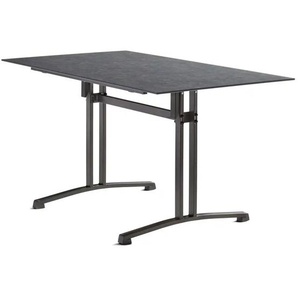 Sieger Gastro-Tisch Polytec Platte   ¦ schwarz ¦ Maße (cm): B: 140 H: 73