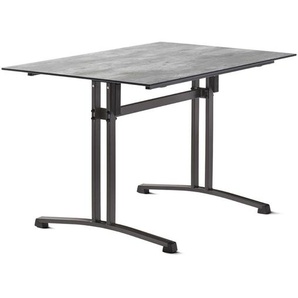 Sieger Gastro Tisch Polytec Säulenklappgestell 120x80 cm