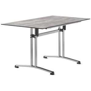 Sieger Gastro Tisch Polytec Säulenklappgestell 140x80 cm