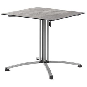 Sieger Gastro Tisch Polytec Säulenklappgestell 80x80 cm