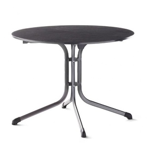 Sieger Klapptisch 100 cm eisengrau/schiefer anthrazit - Stahl mit Vivodur®Tischplatte