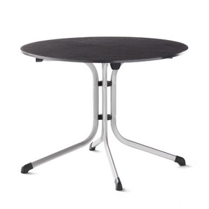 Sieger Klapptisch 100 cm graphit/schiefer anthrazit - Stahl mit Vivodur®Tischplatte