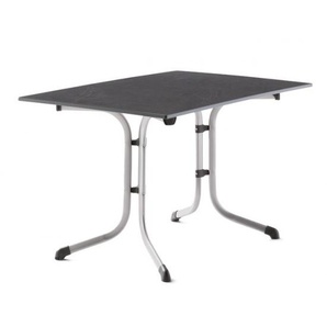 Sieger Klapptisch 120x80 cm graphit/schiefer anthrazit - Stahl mit Vivodur®Tischplatte
