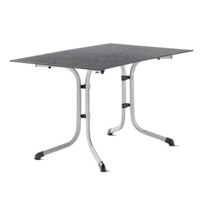 Sieger Klapptisch 120x80cm graphit/Schiefer anthrazit- Stahl mit Polytec® Tischplatte