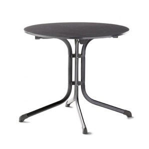 Sieger Klapptisch 85 cm eisengrau/schiefer anthrazit - Stahl mit Vivodur®Tischplatte