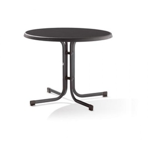 Sieger Klapptisch 86 cm eisengrau/schiefer anthrazit - Stahl mit Mecalit-Pro Platte