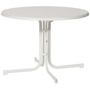 Sieger Klapptisch  Mecalit-Pro ¦ weiß ¦ Maße (cm): H: 72  Ø: 100