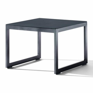 Sieger Loungetisch Aluminium/Glas 602/G