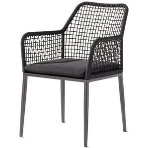 Sieger Malta Dining Sessel Aluminium/Eisengrau