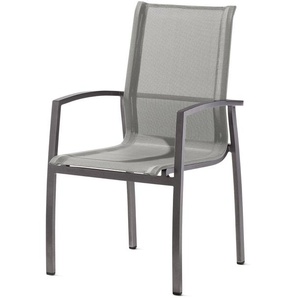 Sieger Tonga Stapelsessel Aluminium/Textilux