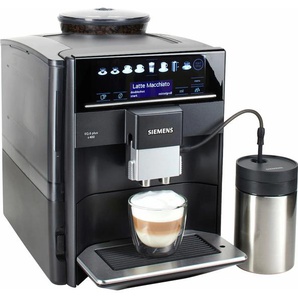SIEMENS Kaffeevollautomat EQ6 plus s400 TE654509DE, Doppeltassenfunktion, Keramikmahlwerk Kaffeevollautomaten viele Kaffeespezialitäten, automatische Dampfreinigung, saphirschwarz schwarz (saphirschwarz metallic) Kaffeevollautomat Bestseller