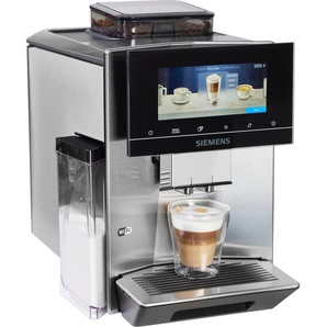 SIEMENS Kaffeevollautomat EQ900 TQ903D43, intuitives 6,8 TFT-Display, Geräuschreduzierung, silber (edelstahlfarben), B:31,5cm H:39cm T:47cm, Kaffeevollautomaten, App-Steuerung, Barista-Modus, AromaSelect, 3 Profile, edelstahl, Topseller