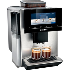 SIEMENS Kaffeevollautomat EQ900 TQ903DZ3, auto. Reinigen und Entkalken, 6,8 TFT-Display Kaffeevollautomaten Barista-Mode, App-Steuerung, Geräuschreduzierung, 3 Profile, edelstahl grau (edelstahl) Kaffeevollautomat Bestseller